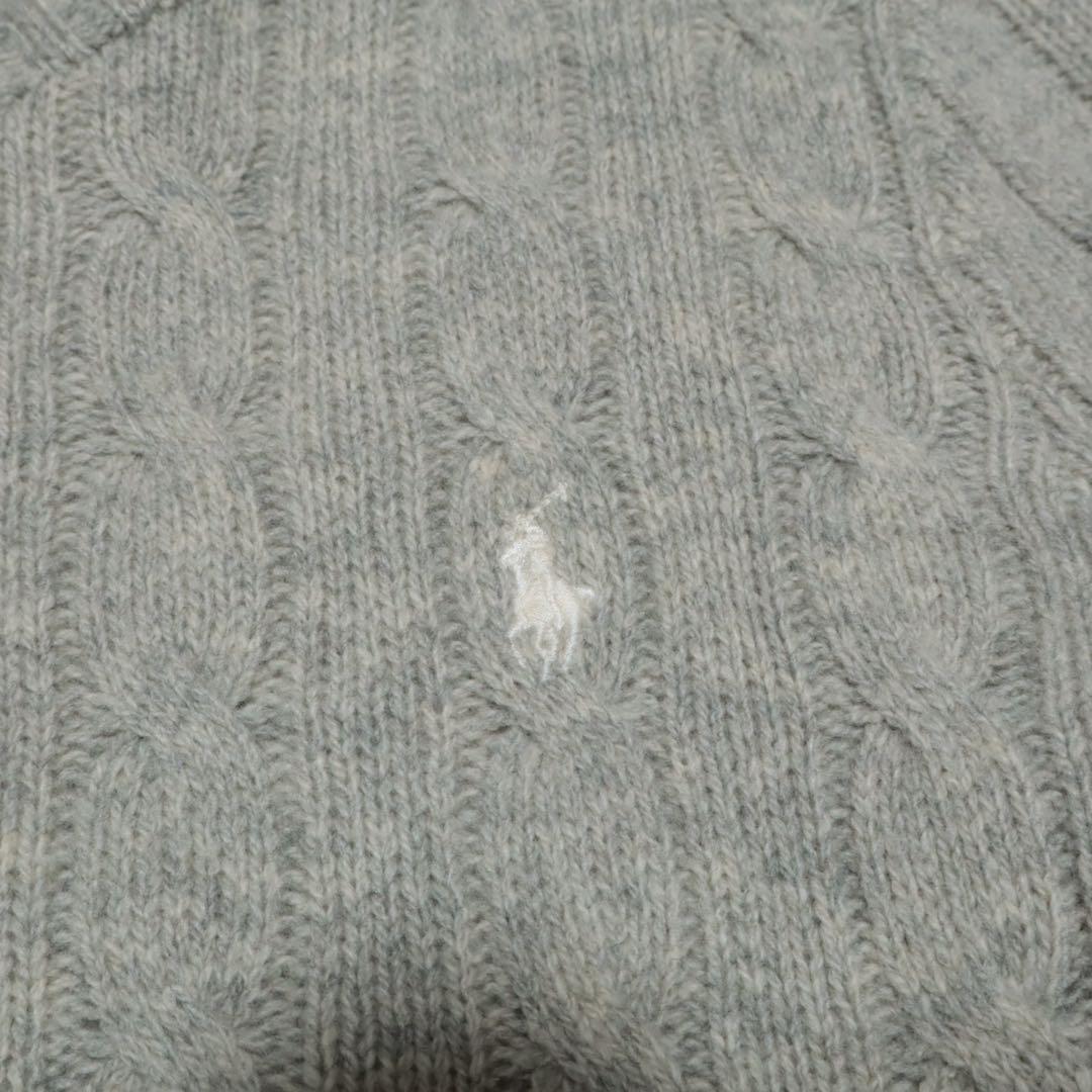 POLO RALPH LAUREN■カシミヤ混 ケーブル ニット セーター
