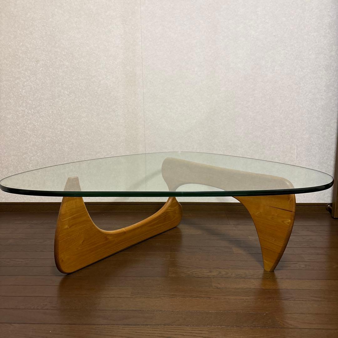 【良品】※直接お渡しのみ イサムノグチ コーヒーテーブル ガラス リプロダクト