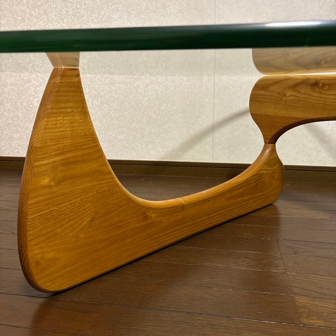 【良品】※直接お渡しのみ イサムノグチ コーヒーテーブル ガラス リプロダクト