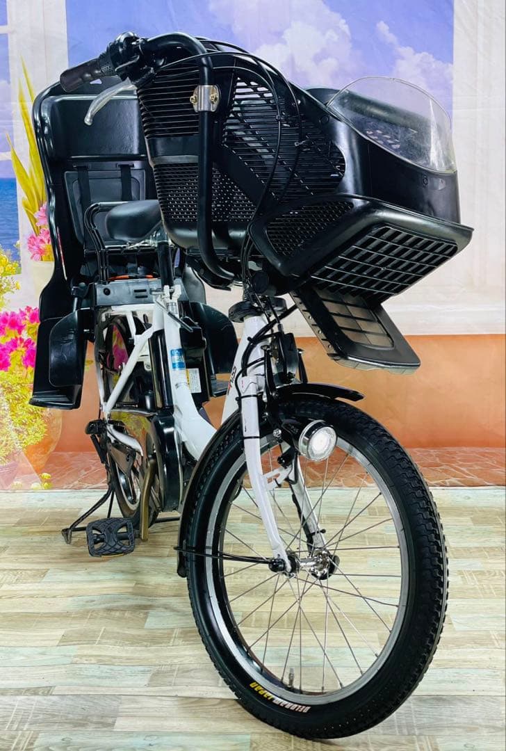 ヤマハパスキス⭐️人気モデル！子供乗せ電動アシスト自転車Y3048