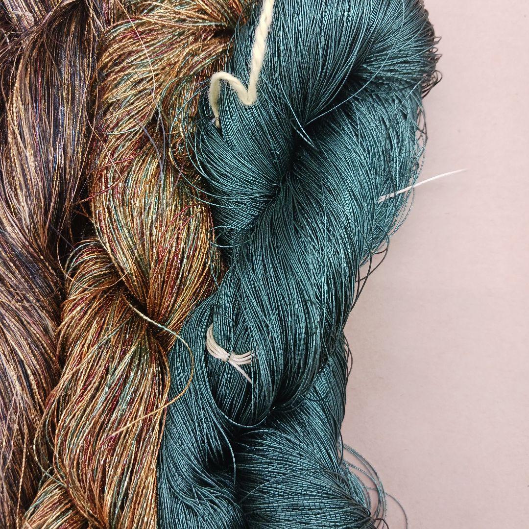 織物、組紐、刺繍手芸用金糸大量