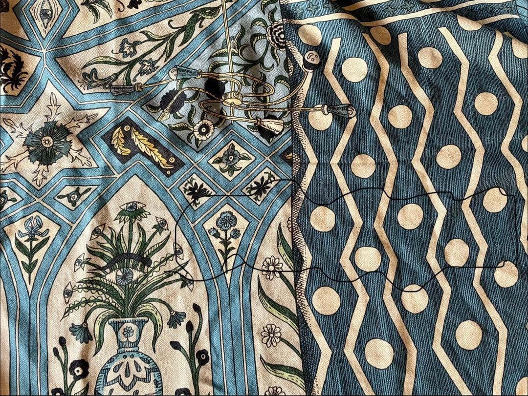 エルメス アマゾンのダンス カシミヤシルク ストール 140cm