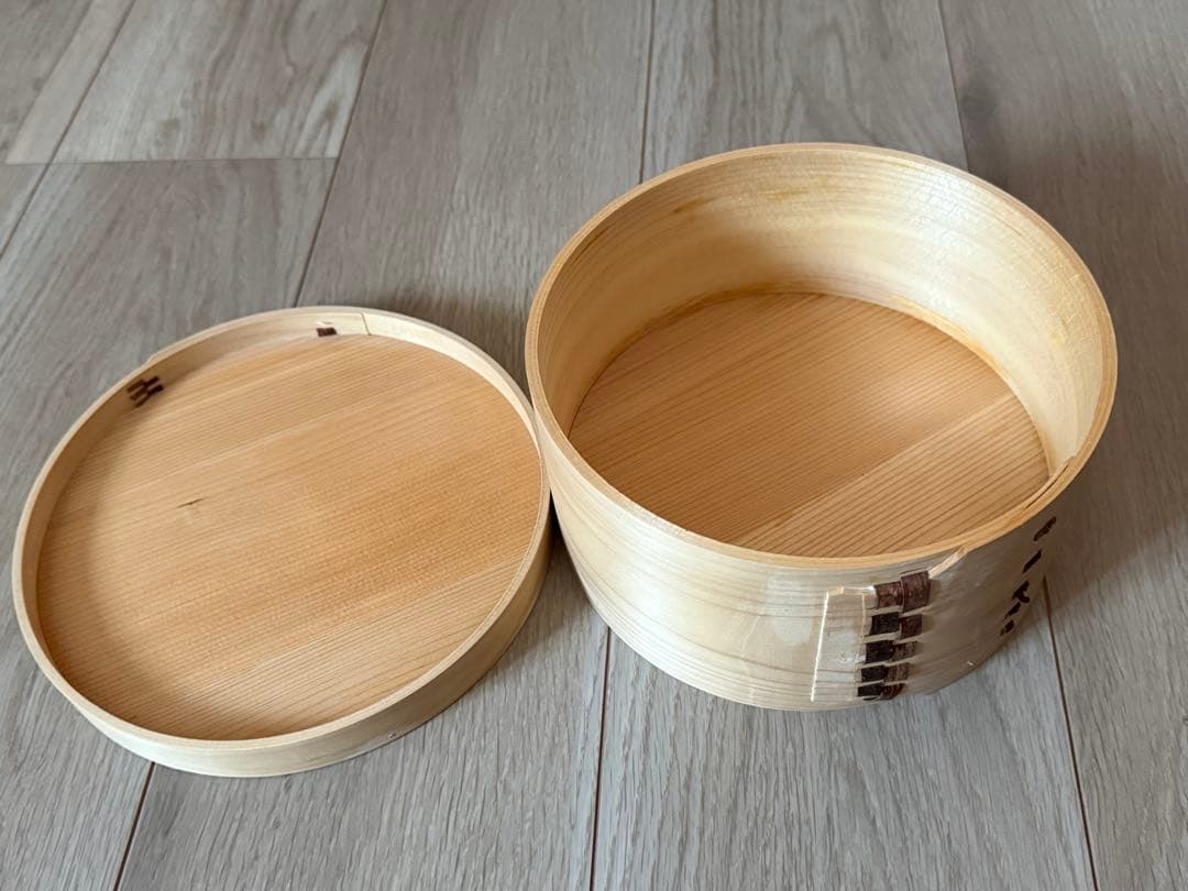 木製 円形 おひつ 電子レンジ対応 3合 ひのき さわら さくら