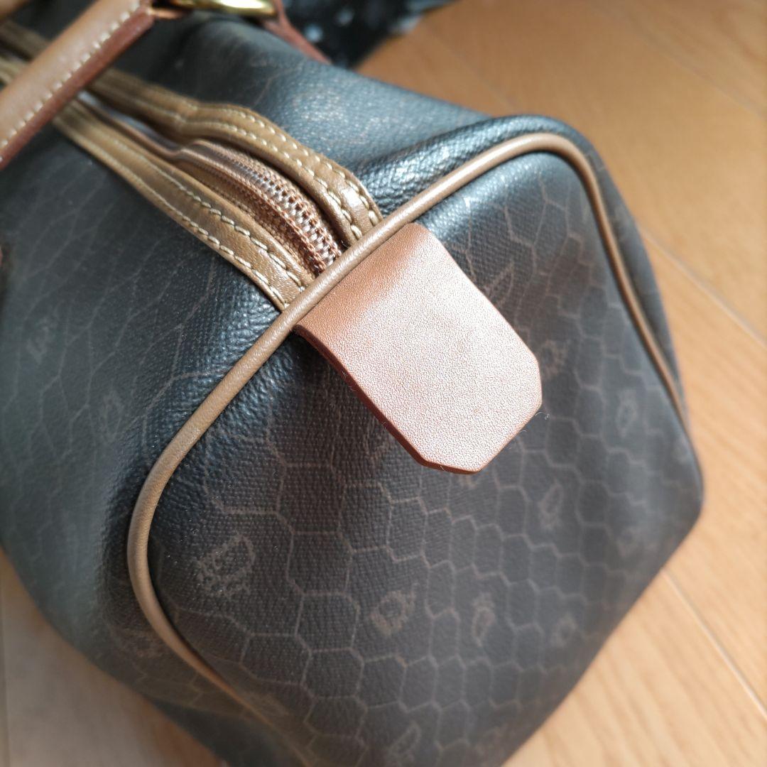 Christian Dior ボストンバッグ 中型 美品　ハニカム柄