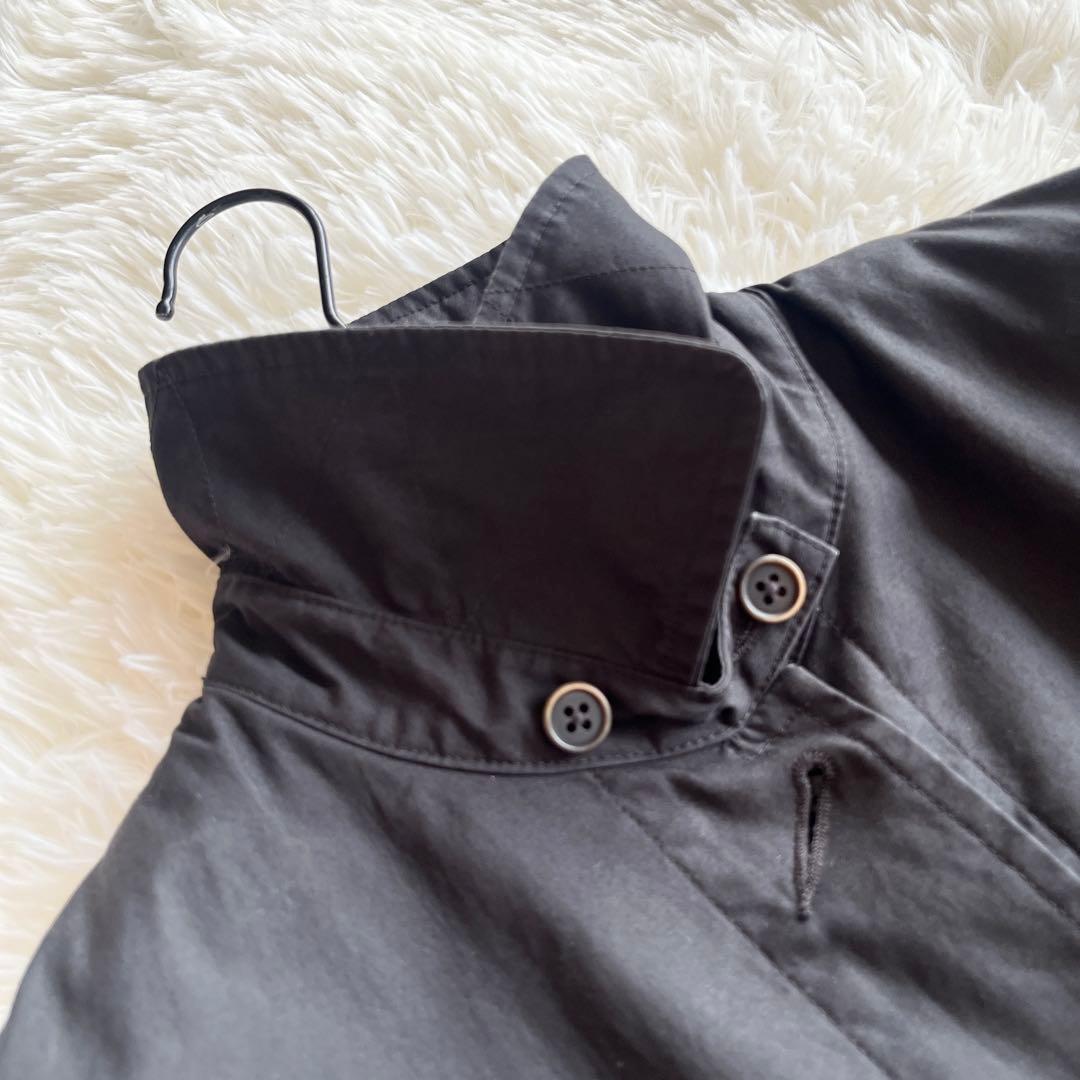 美品　マーガレットハウエル MHL. ダウンライナー付 ステンカラーコート 黒