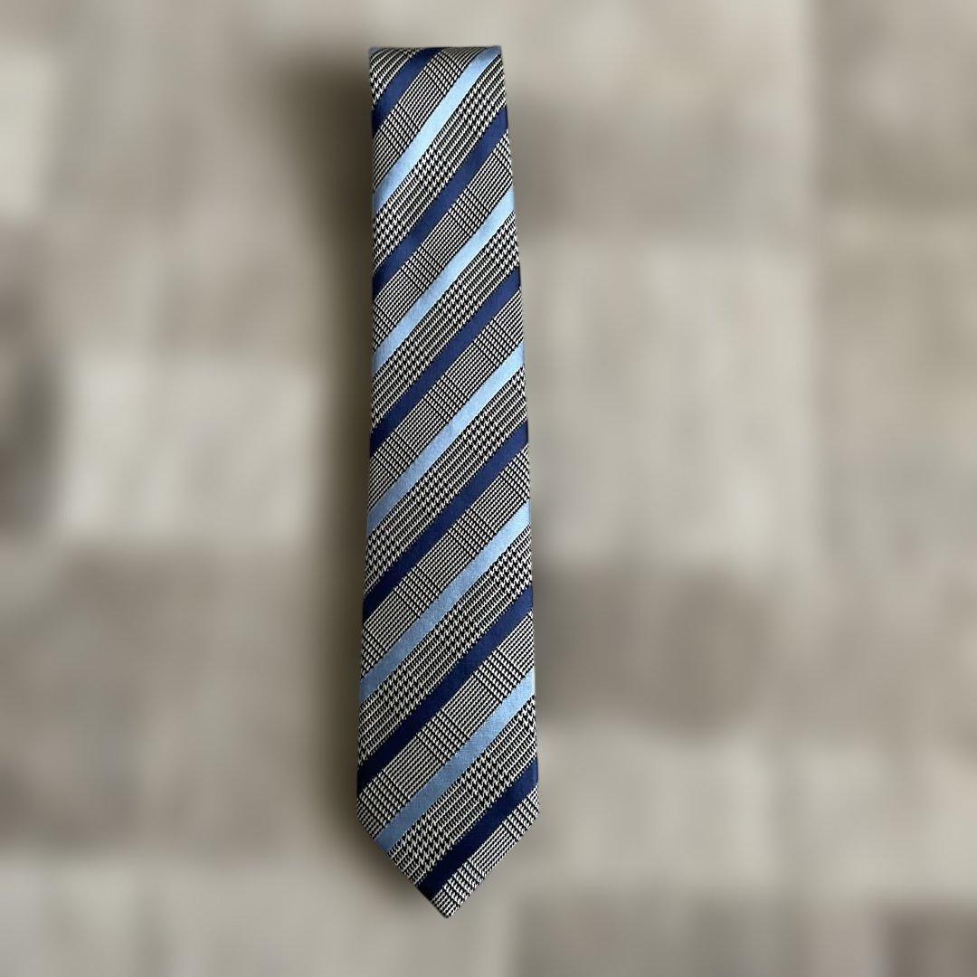 HERMES ストライプネクタイ