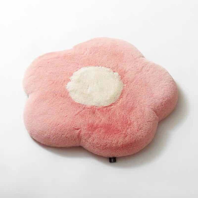 x価格毛座布団体tuan2ti3秋冬保温椅子に花の形のパサパサの尻