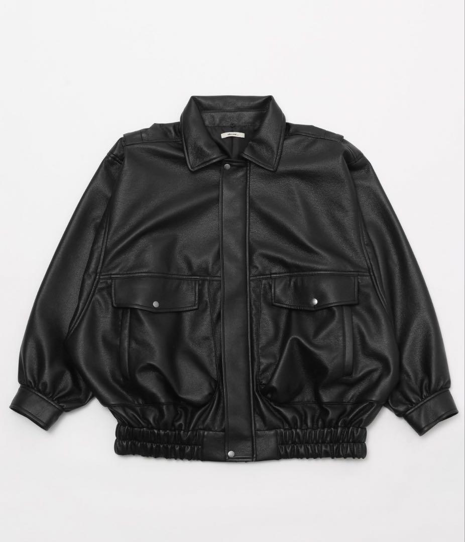 niko and ... ブラックレザージャケット