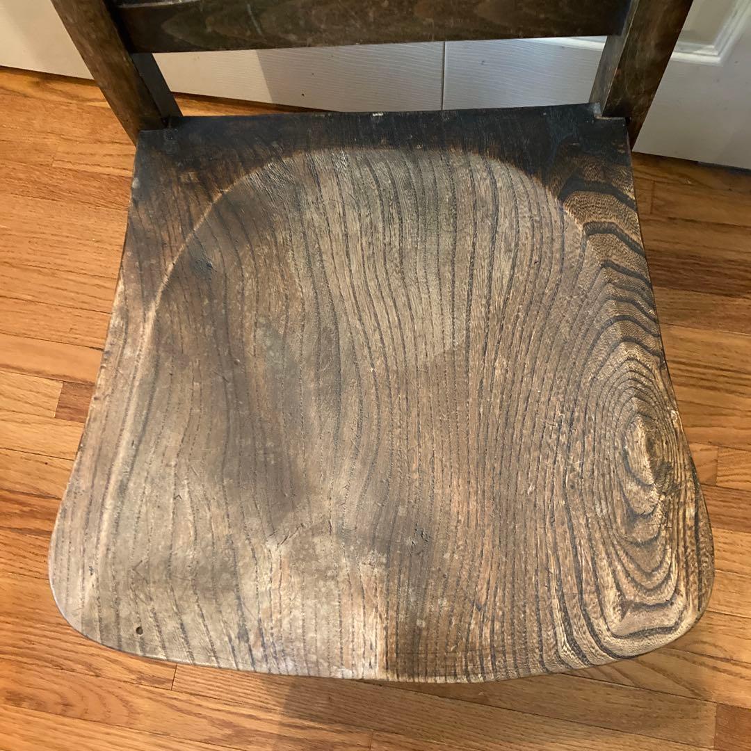 イギリス アンティーク チャーチチェア