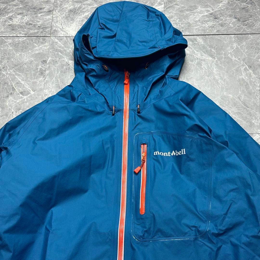 極美品　モンベル　ゴアテックス　トレントフライヤージャケット　XL メンズ 袋付