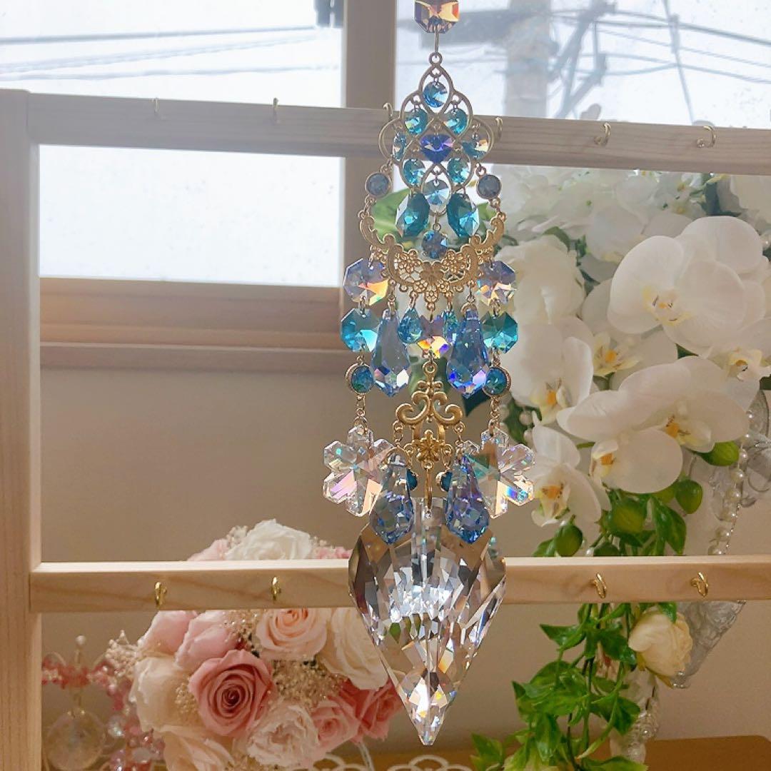 ままだま♪様♡*.スワロフスキー♡サンキャッチャー4点♡チャーム♡キーホルダー♡