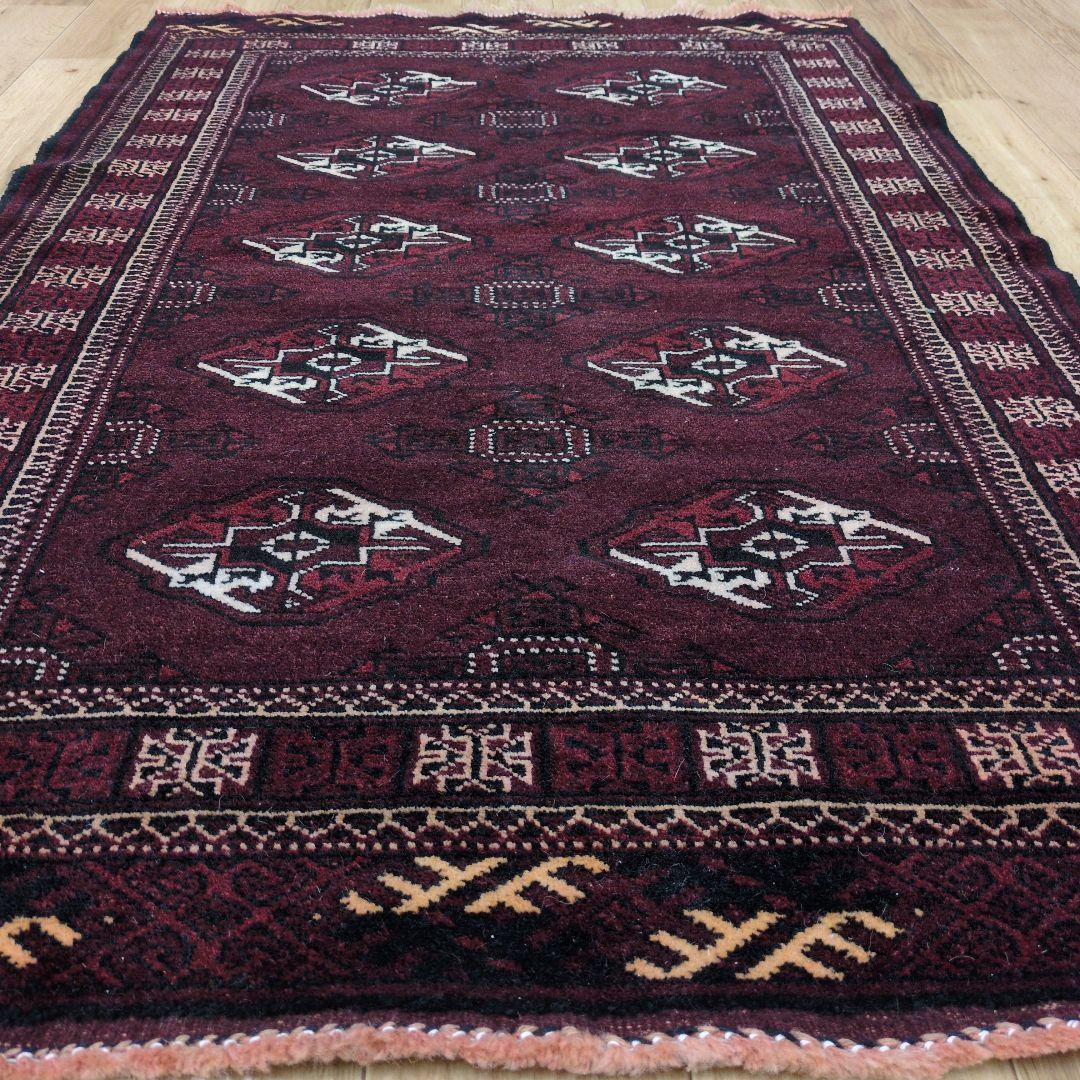 ペルシャ絨毯　クリーニング済　トルクメン 155x95 cm Turkaman