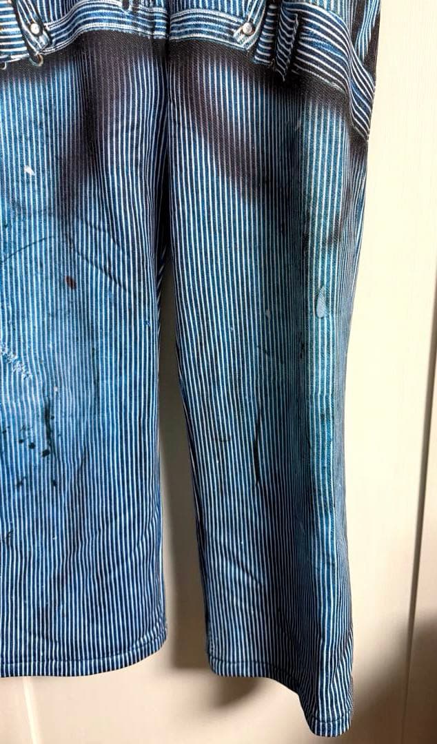 TALKING ABOUT THE ABSTRACTION デニム転写パンツ