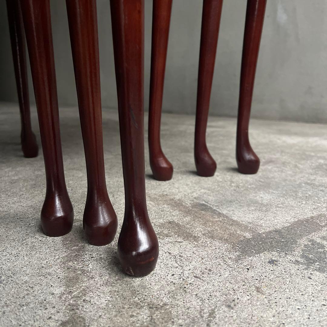 英国クラシック　猫脚　ネストテーブル オールドヴィンテージ