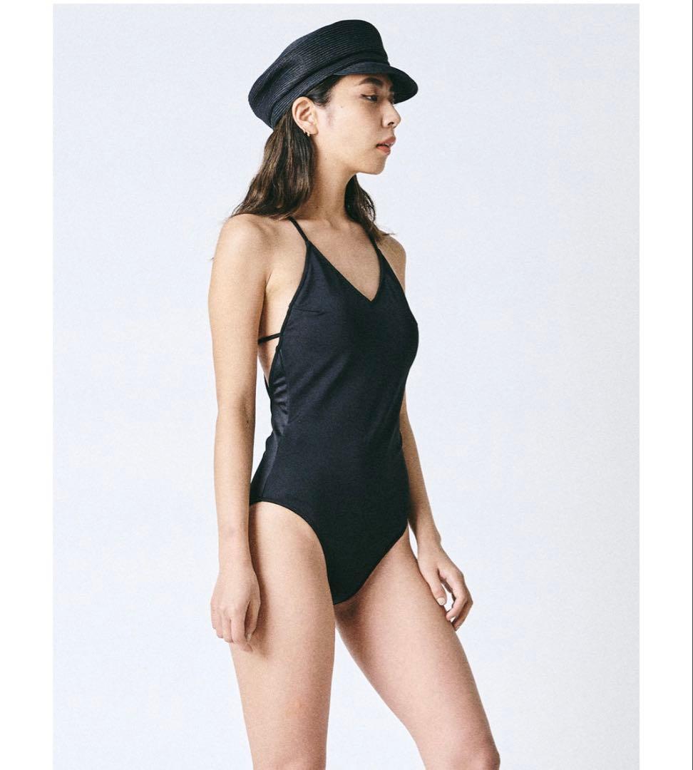 【mikomori】バッククロスワンピース　水着