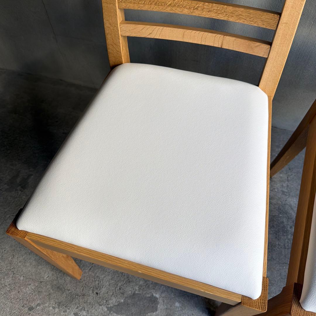 未使用品　秋田木工　ダイニングチェア　2脚セット