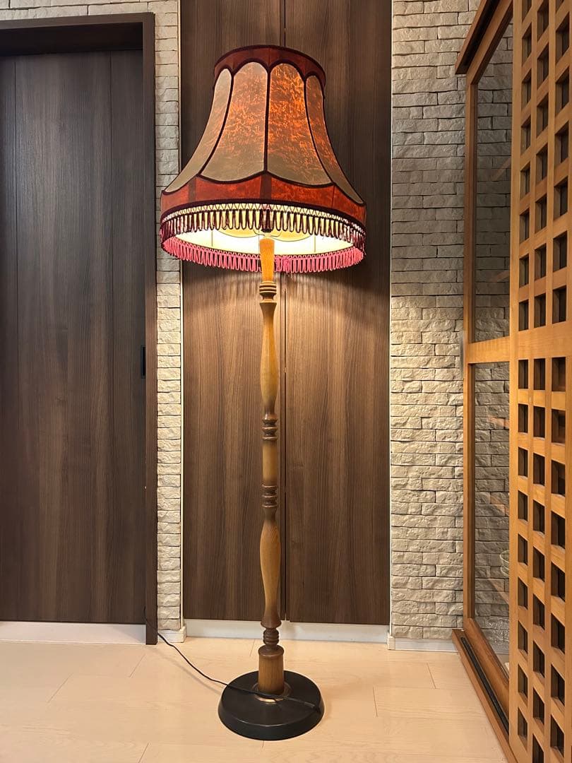 フロアスタンドライト　アンティーク