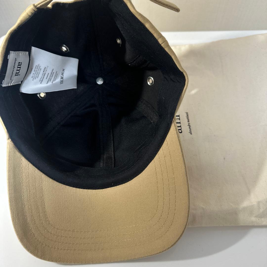 AMI PARIS アミパリス 帽子 キャップ 正規品 ベージュ