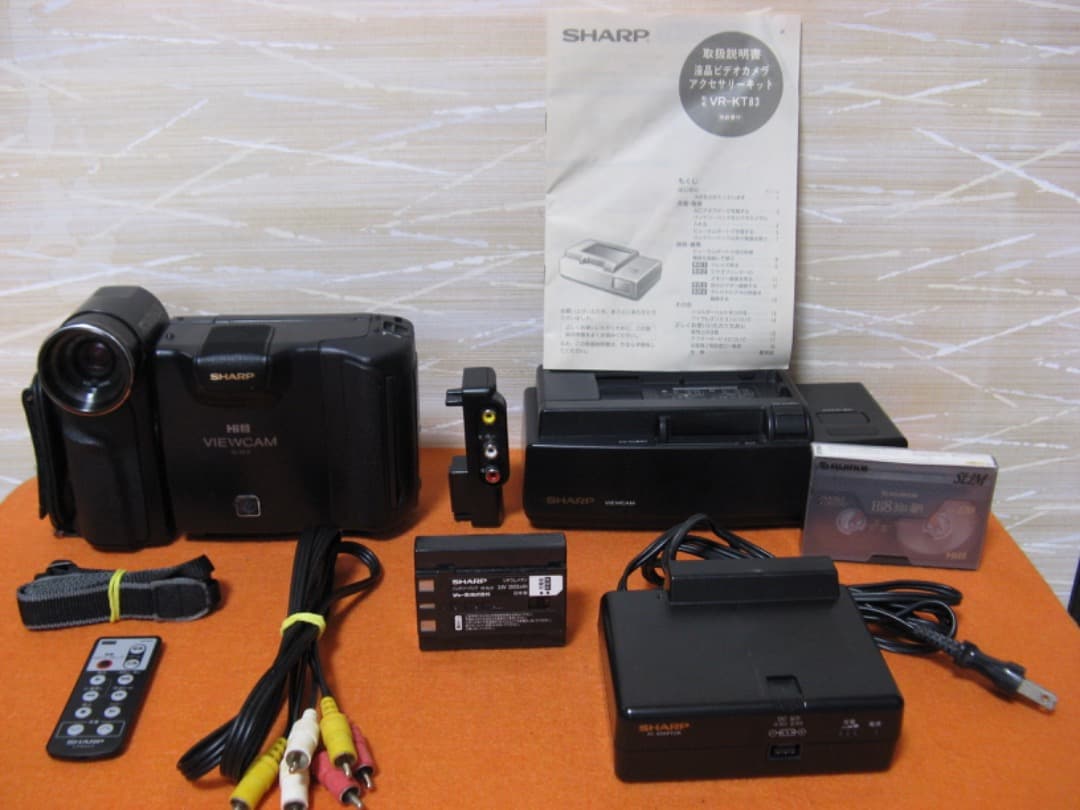 動作OK❗️☆シャープの液晶Hi8/8ミリビデオカメラ・VL-HL3