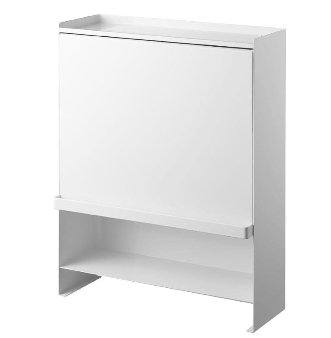 山崎実業 前が開く 隠せる調味料ラック タワー tower　ホワイト