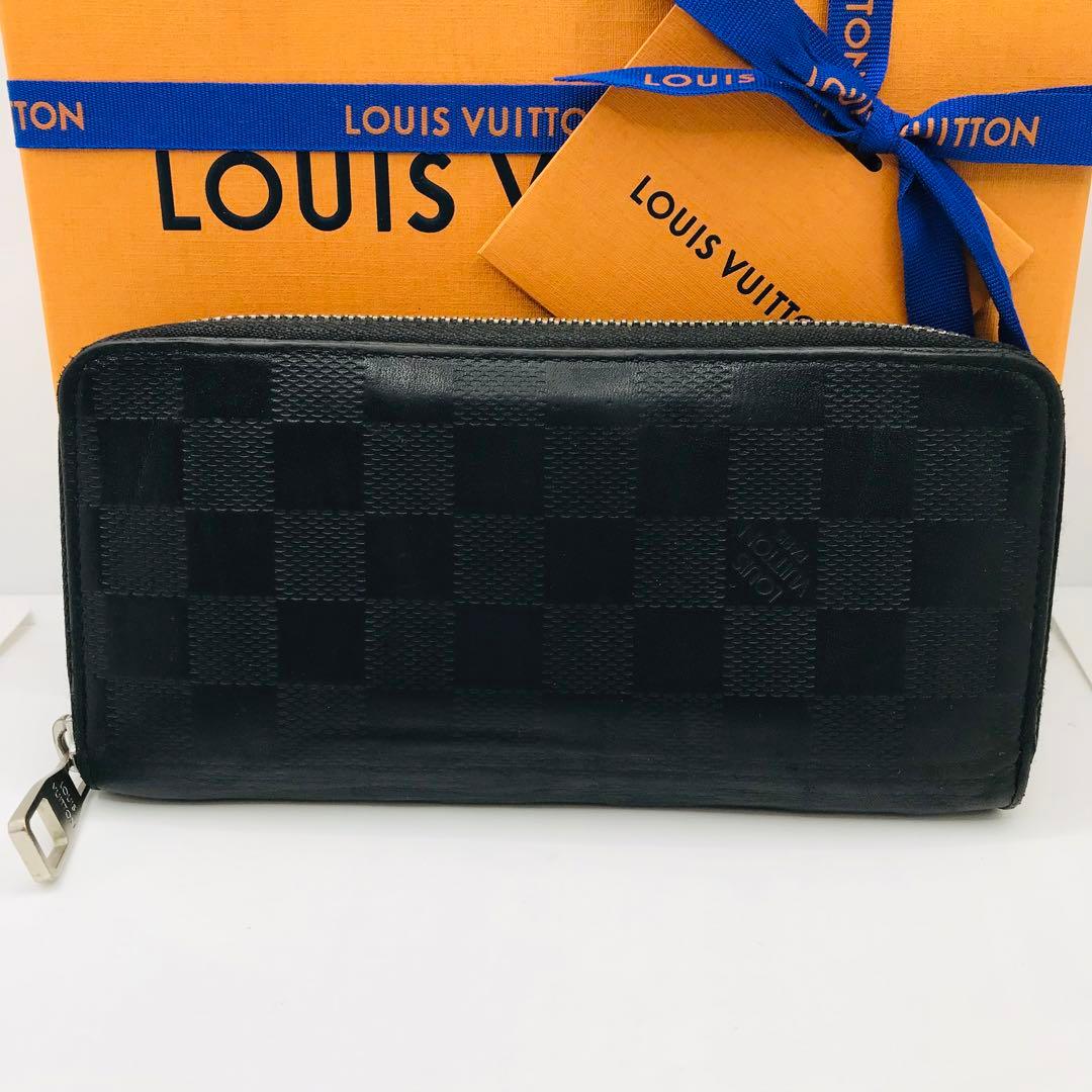 ルイヴィトン✨ダミエ アンフィニ オニキス ポルトフォイユ ヴァスコ 長財布 黒