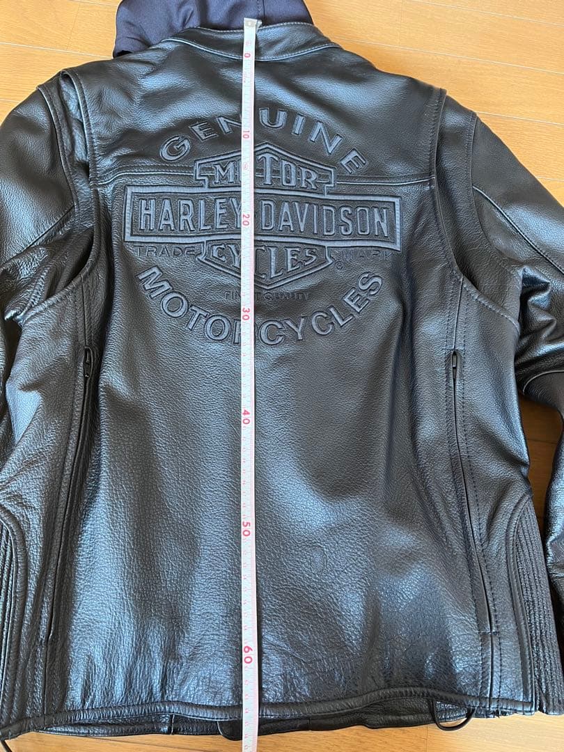 【未使用】Harley-Davidson本革ライダースジャケット(インナー付属)