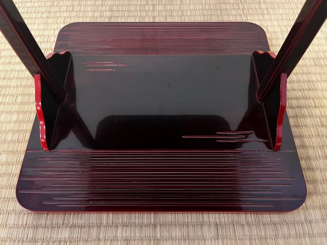 塗師 目白宗芳 小四方棚 輪島塗 組立棚 木製 茶棚 棚物 茶道具 共箱