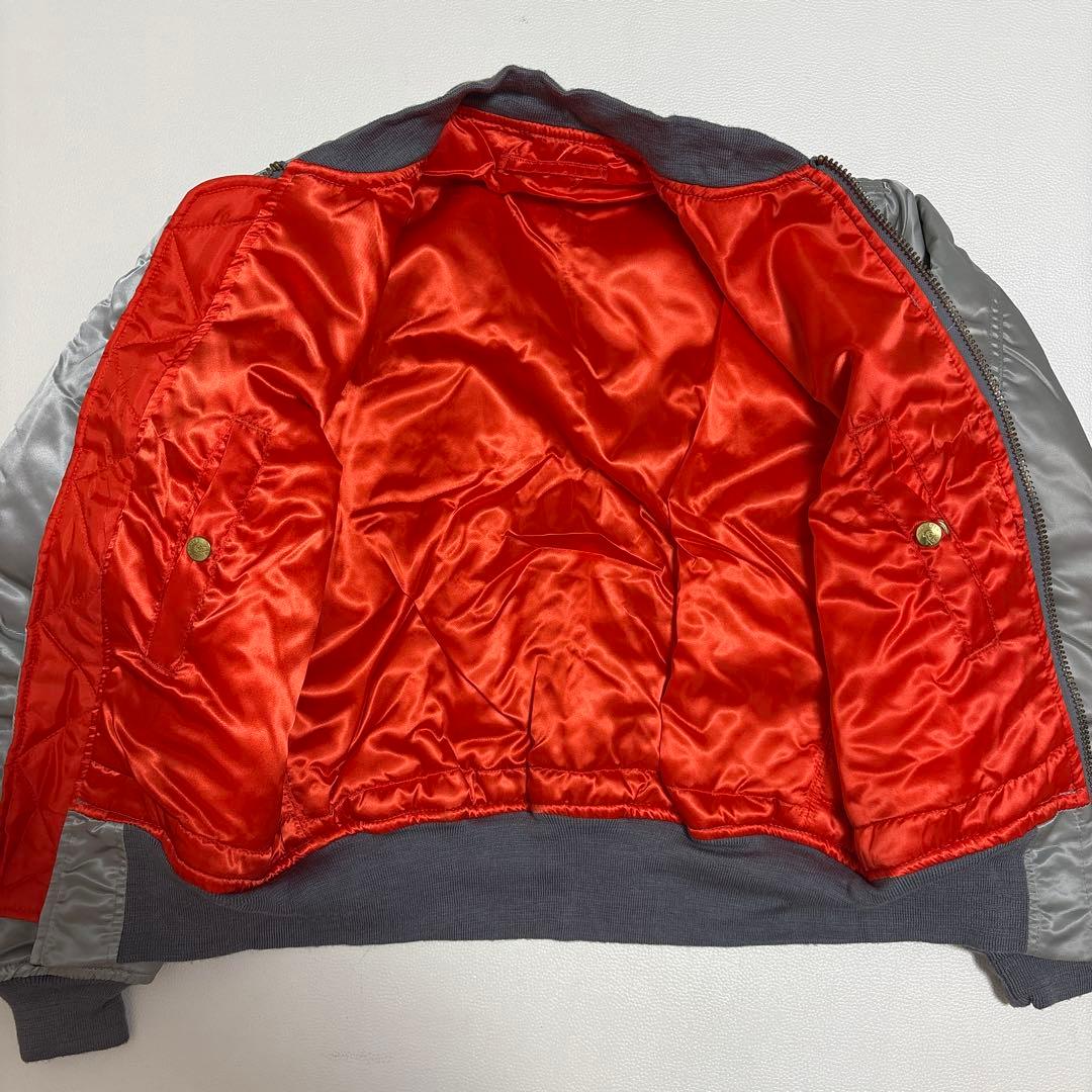 BRANDED GARMENTS MA-1 USA製 シルバー