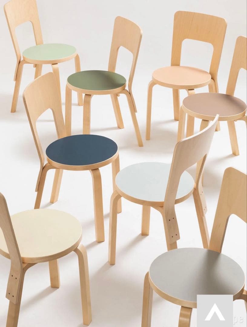 Artek Chair 66 scope 別注 リノリウム スコープ アルテック