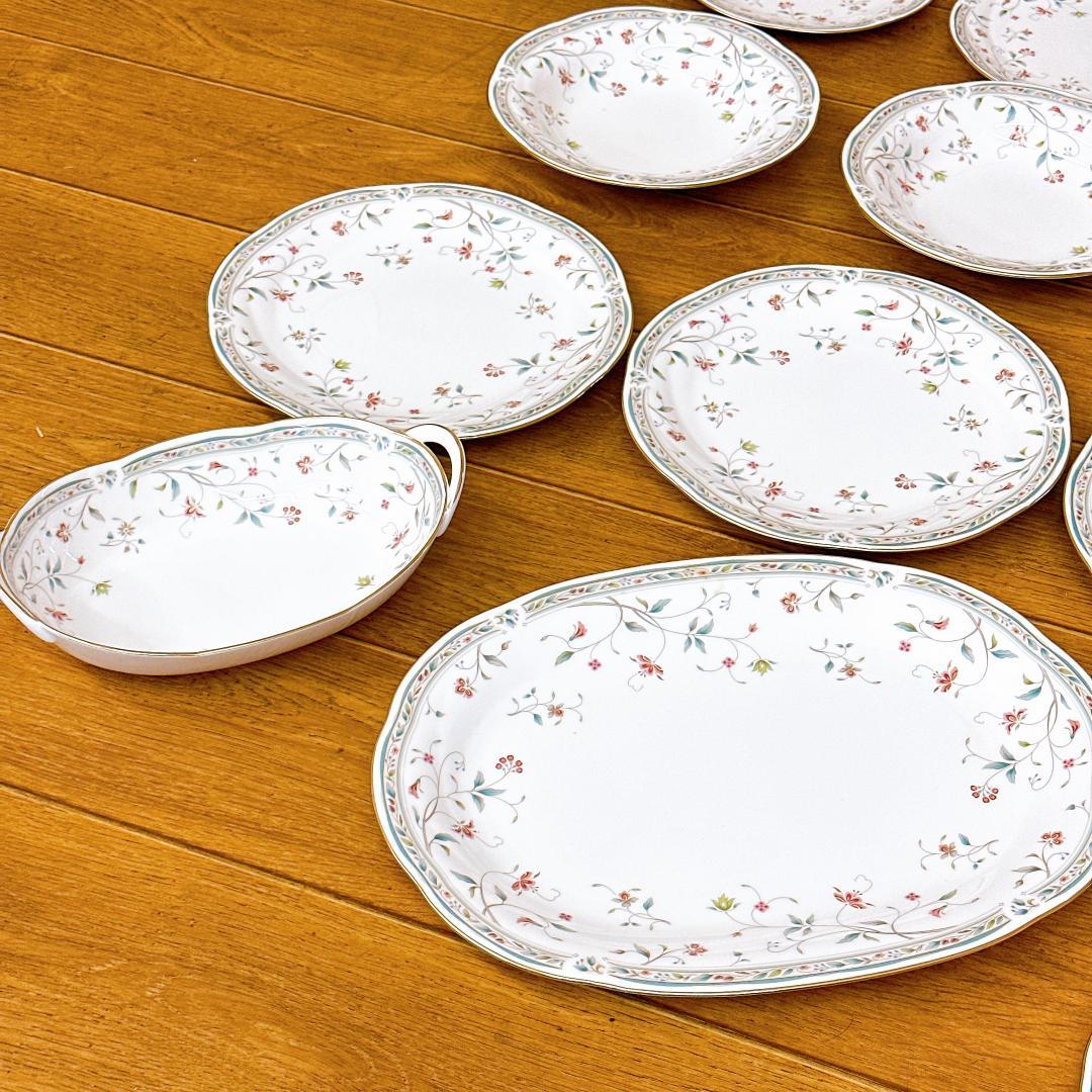ノリタケ　花更紗　大量まとめセット18枚！オーバルプラター 大皿深皿　プレート等