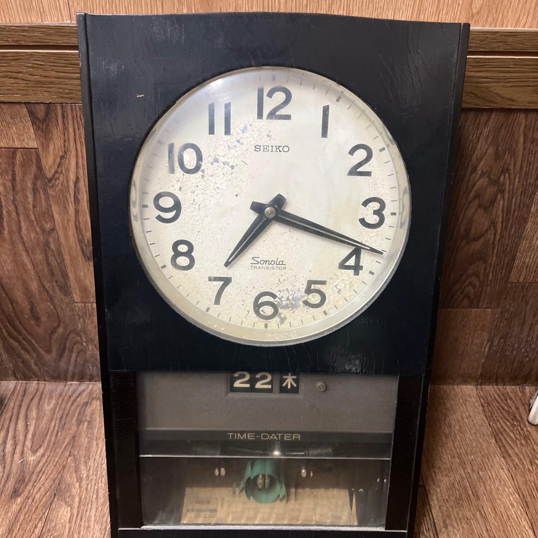 昭和レトロ　SEIKO 掛時計　ソノーラ　稼働品