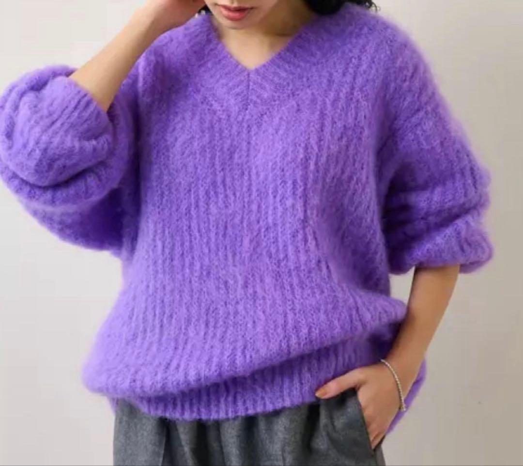 Whim Gazette【長谷川京子さんコラボ】モヘヤプルオーバー