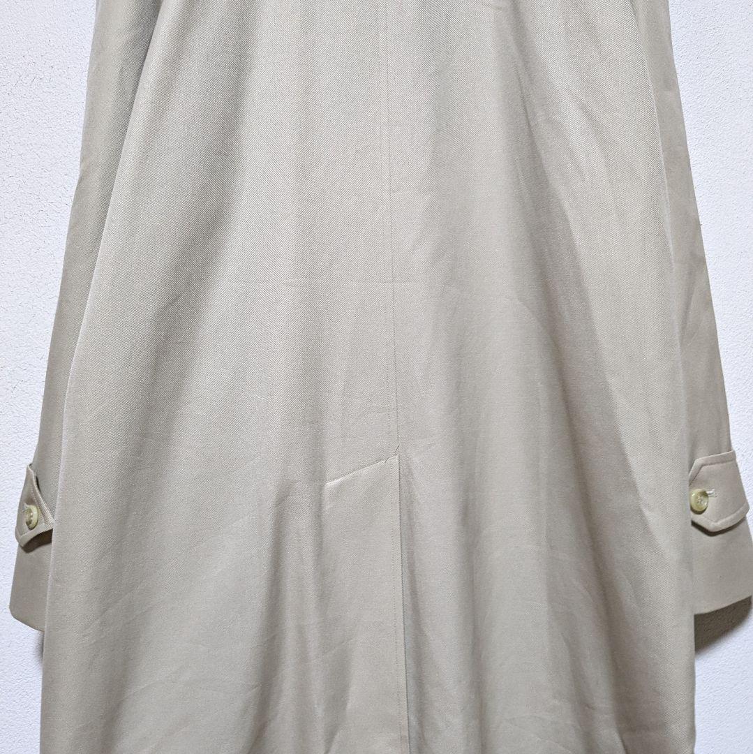 美品 英国製 90s バーバリー ステンカラーコート レディース ロング W93