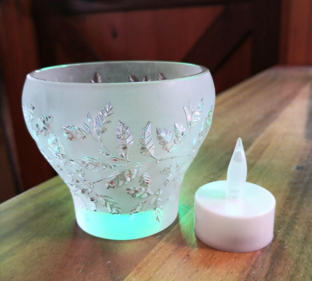❤️Lalique ルネラリックの クリスタル製キャンドルホルダー　A1491