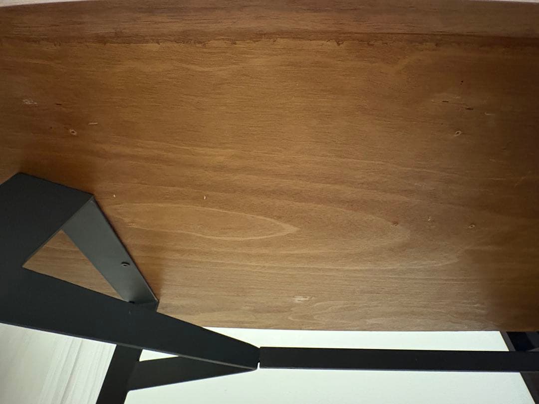 【みー】東京インテリア　木製楕円形ダイニングテーブルとベンチセット