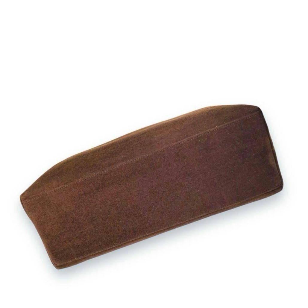 【未使用】濱野皮革工藝 HAMANO ハマノ ハンドバッグ スエード クロコA4