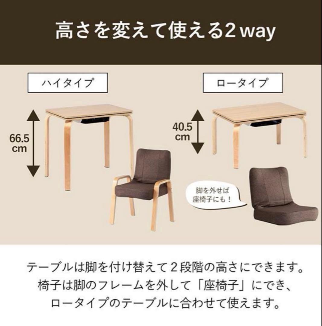 パーソナルこたつ　2点セット