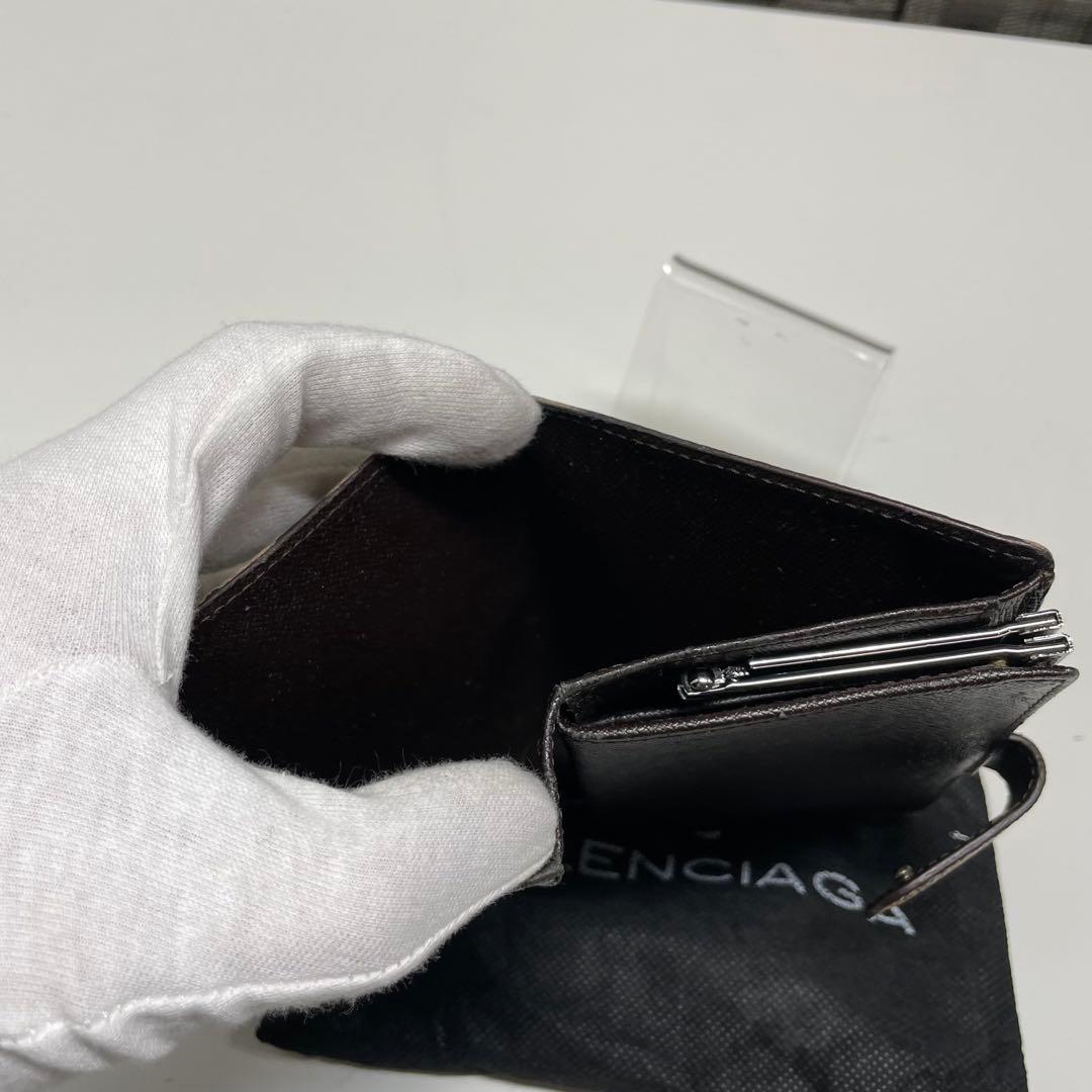 m*様 BALENCIAGA BB がま口　アナグラム　財布