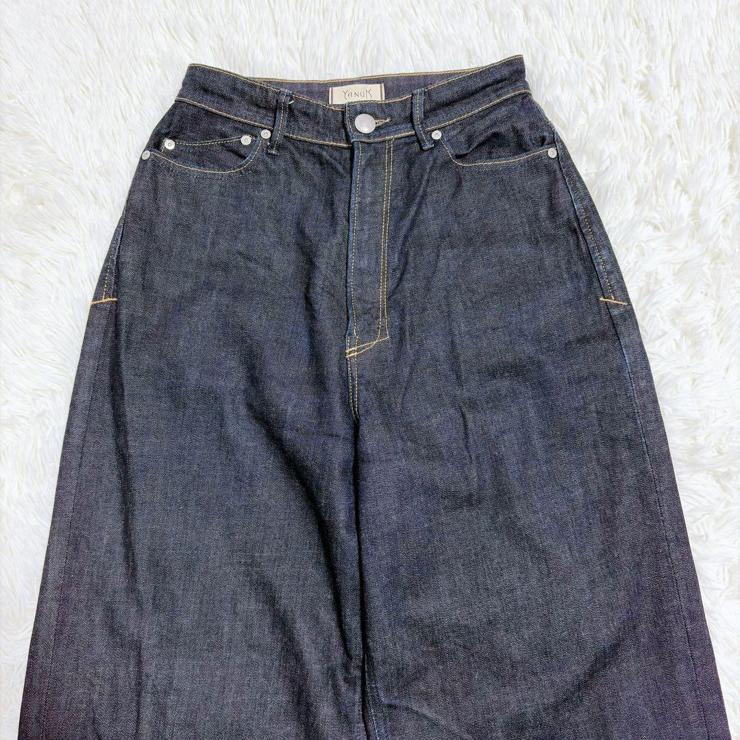 極美品✨YANUK ヤヌーク ルーズストレート デニムパンツ JOAN ジョーン