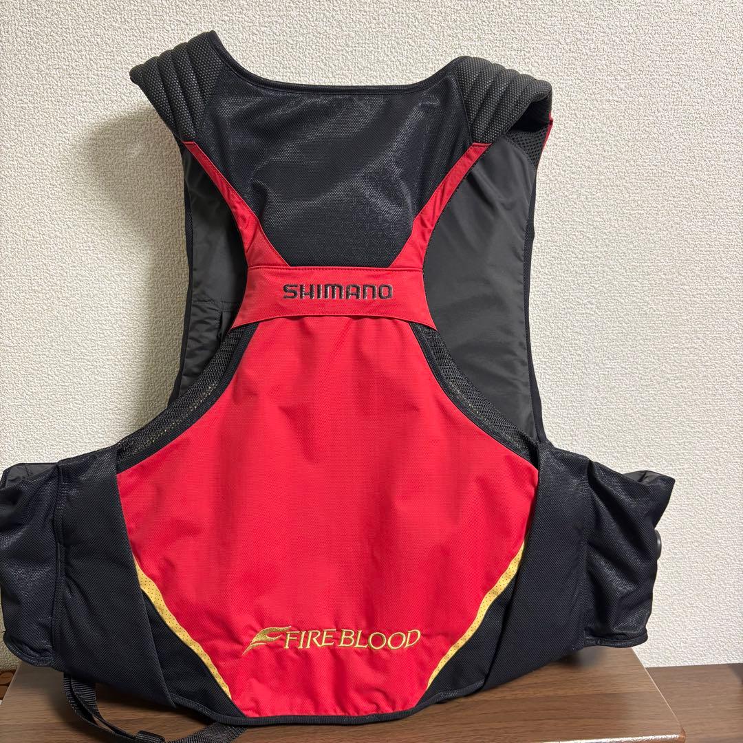 ⭐️美品⭐️ シマノ　ファイアブラッド　ライフジャケット　BOA調整機能付き