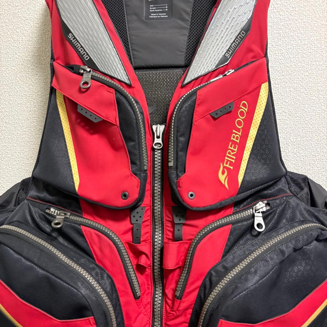 ⭐️美品⭐️ シマノ　ファイアブラッド　ライフジャケット　BOA調整機能付き