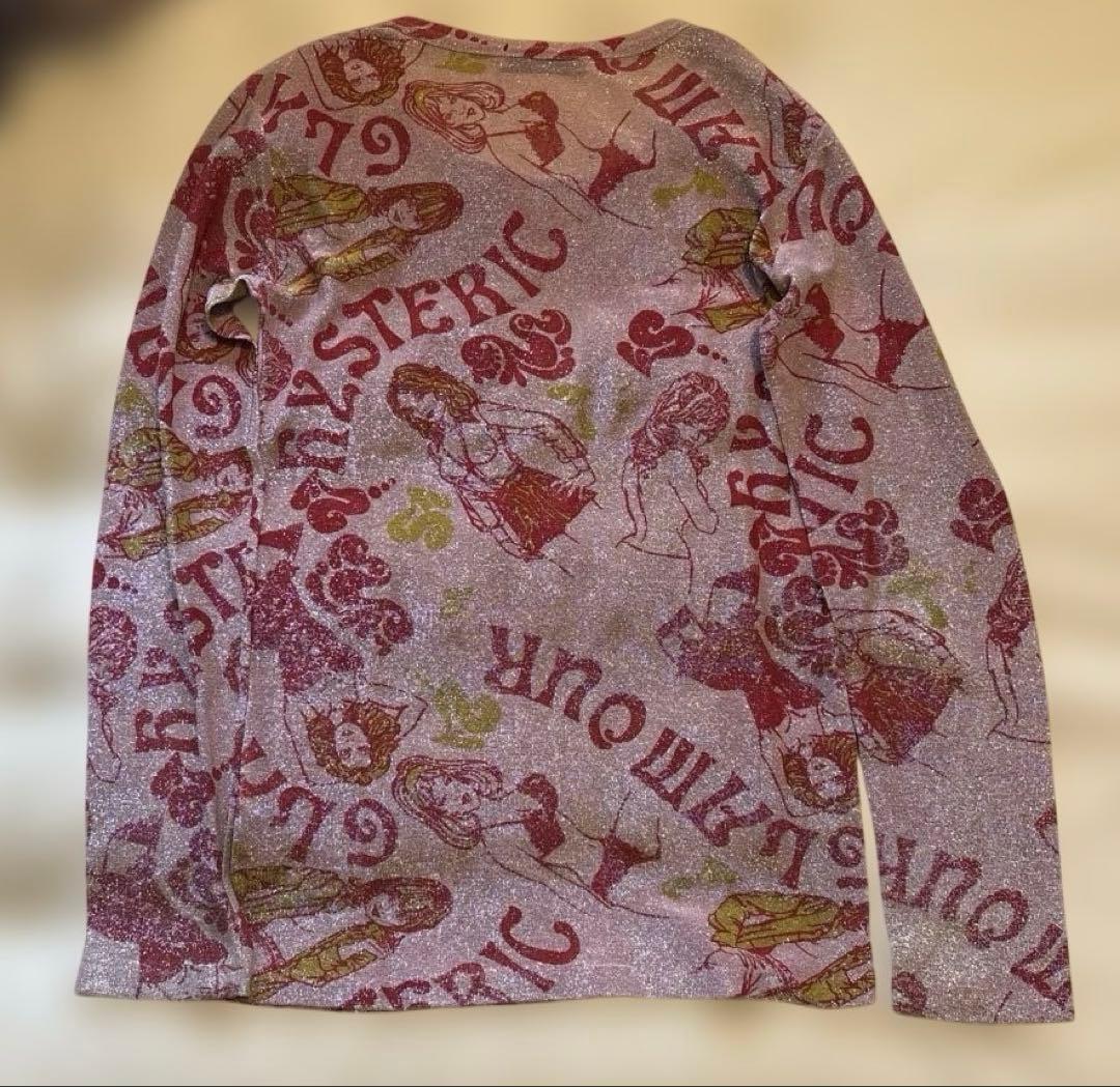 ヒステリックグラマー ガール ラメ レーヨン ニット 80s 90s〜