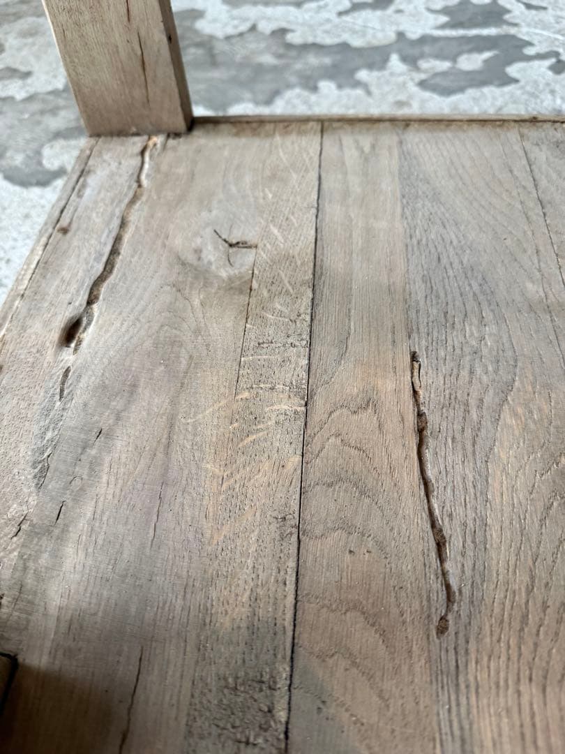 ビンテージ　ドロワー カウンター　コンソール キッチンテーブル　剥離