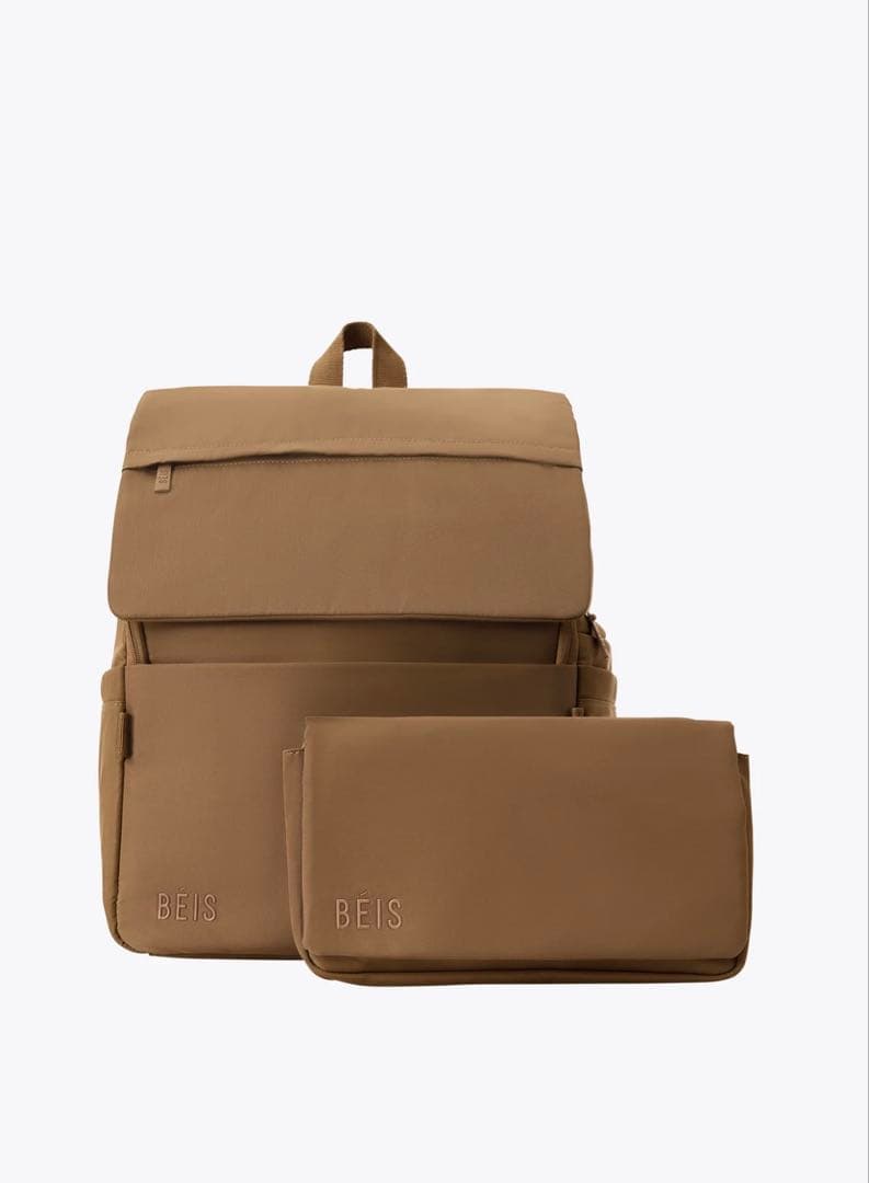 【日本未発売・正規店で再販予定なし】BEIS ベイス マザーズバッグ（キャメル）