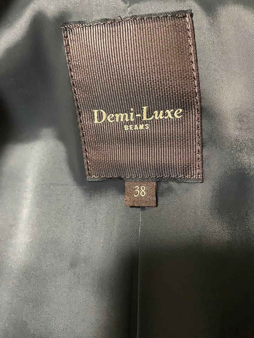 Demi-Luxe BEAMS / シャギー　チェック コクーンコート　アルパカ