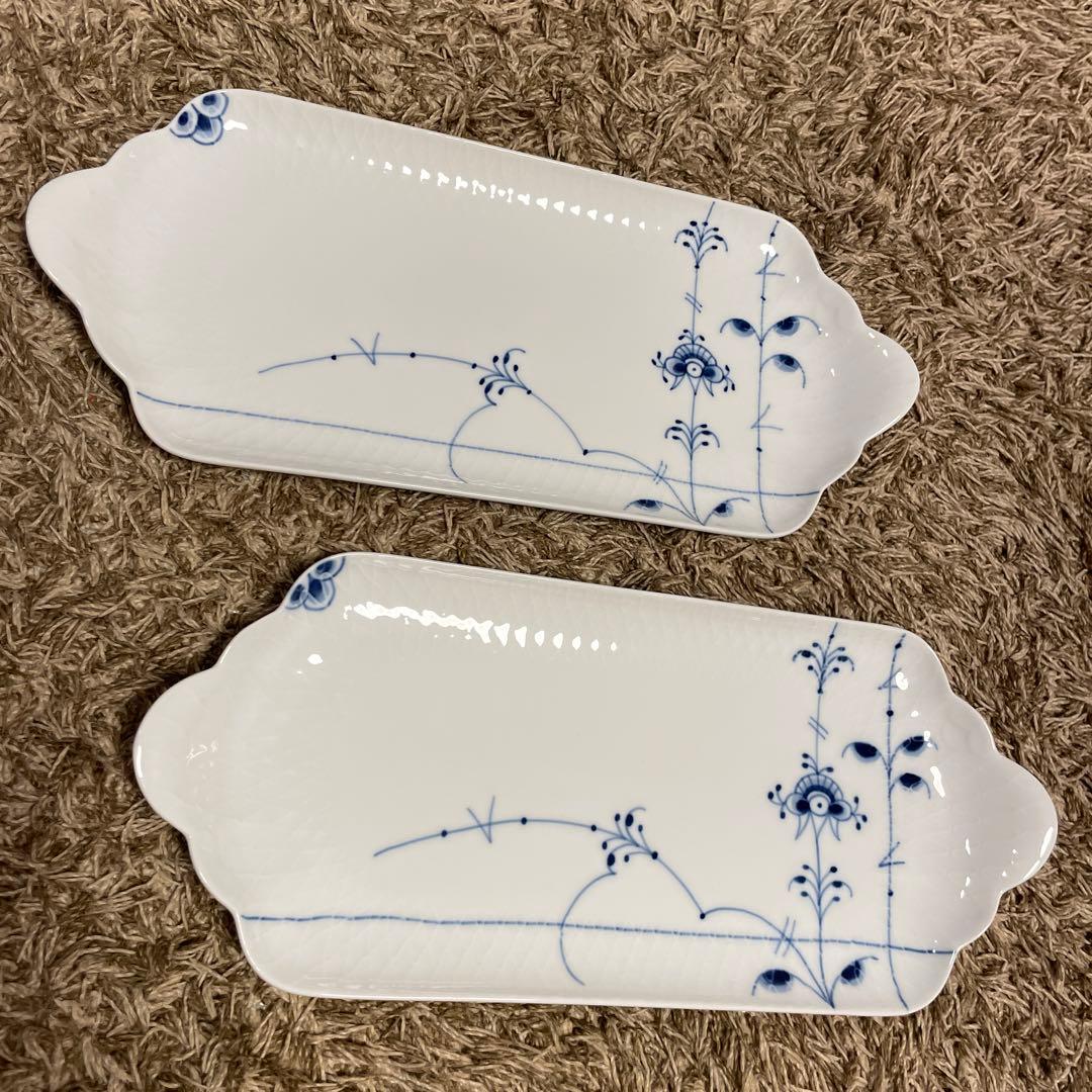 ロイヤルコペンハーゲン　ブルーパルメッテ トレイ2枚