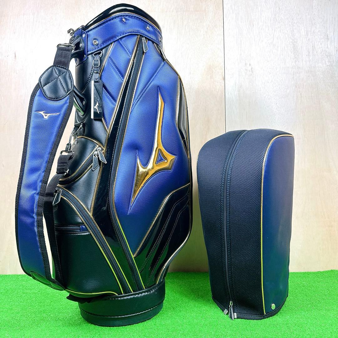 【美品】 MIZUNO ミズノ ゴルフ ハイグレード キャディバッグ ９.５型