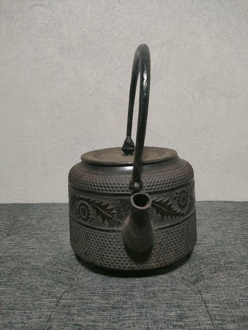 ★南部鉄瓶　未使用　長期保管品　盛栄堂　南部鉄器　やかん