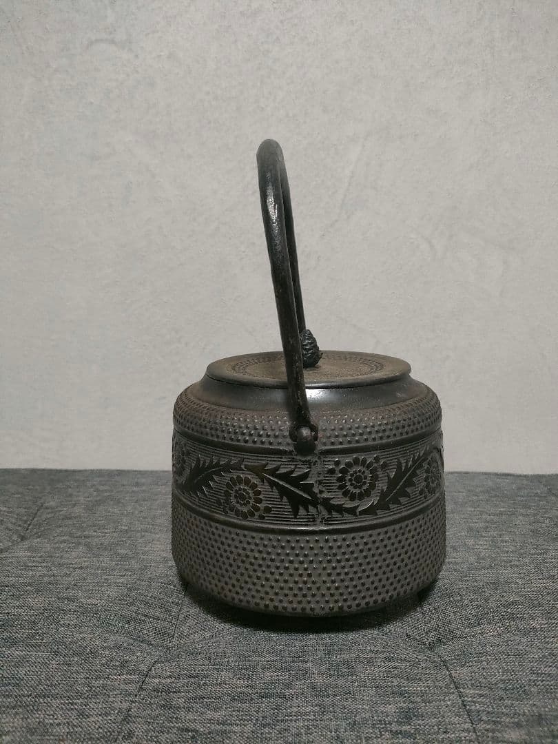 ★南部鉄瓶　未使用　長期保管品　盛栄堂　南部鉄器　やかん