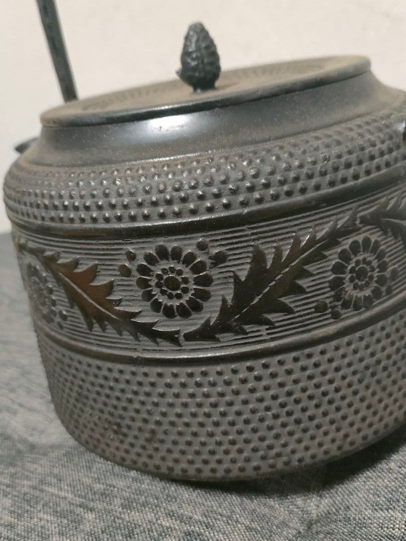 ★南部鉄瓶　未使用　長期保管品　盛栄堂　南部鉄器　やかん